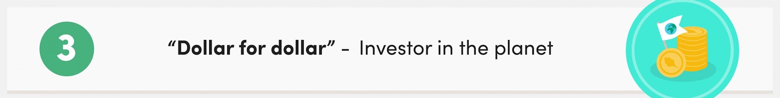 Dollar for dollar