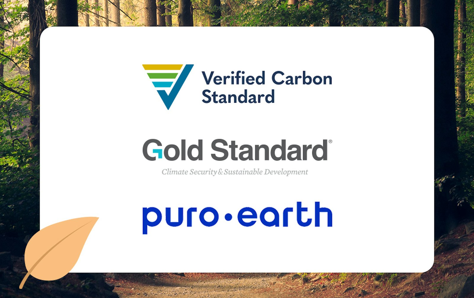 Verified Carbon Standard - Gold Standard - puro.earth