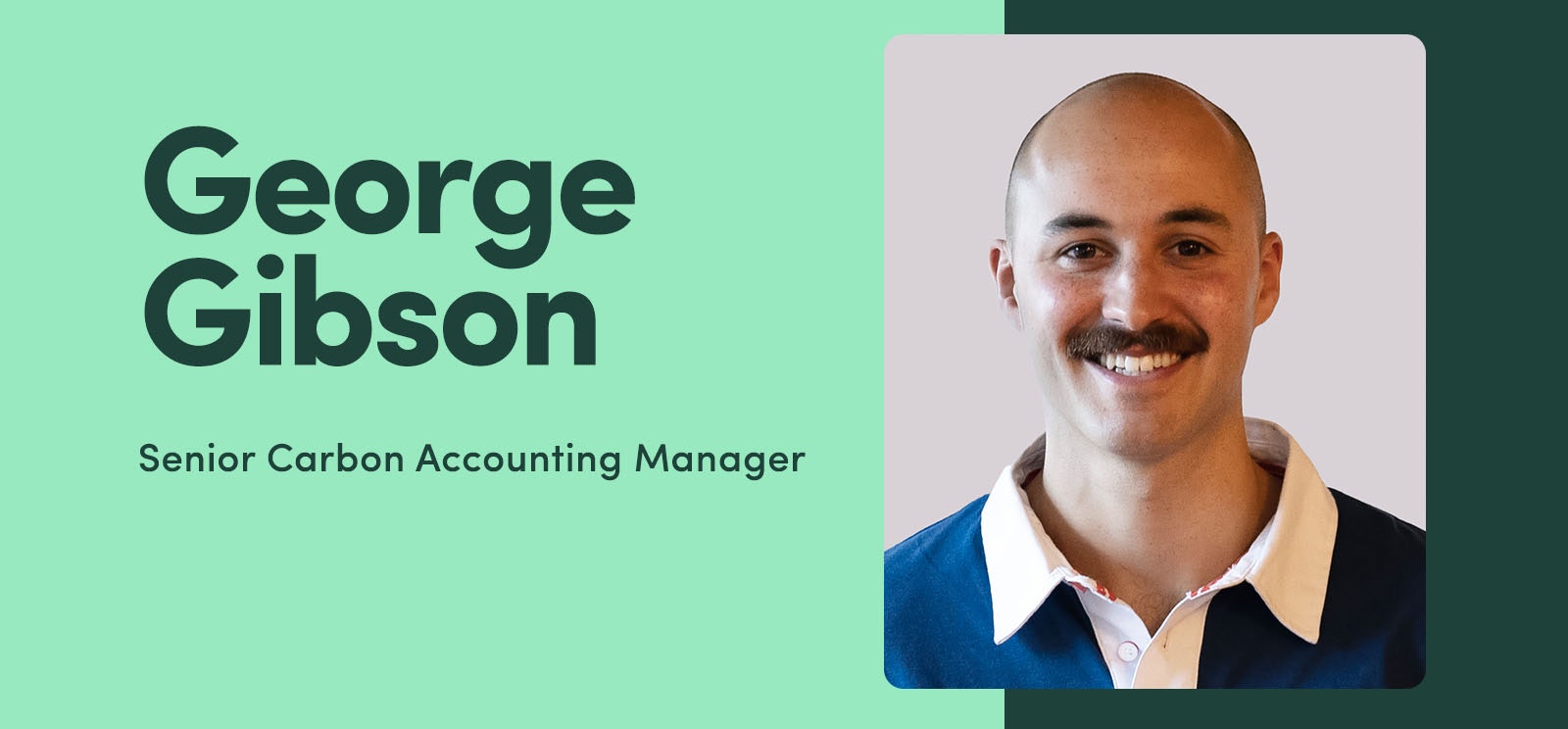 George Gibson, Senior Carbon Accounting Manager