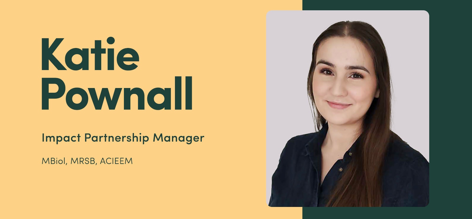 Katie Pownall, Impact Partnership Manager