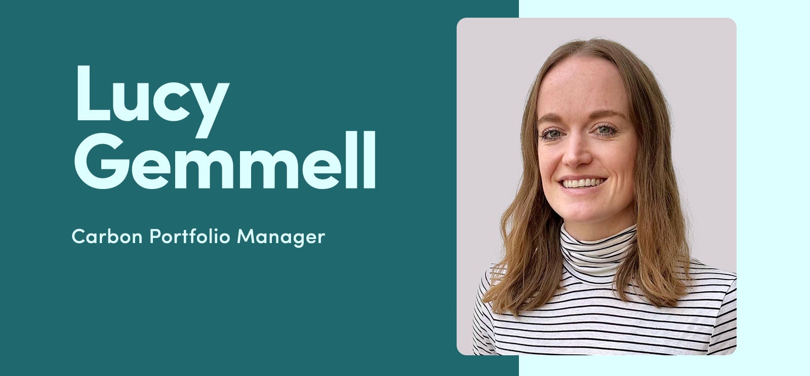 Lucy Gemmell, Carbon Portfolio Manager