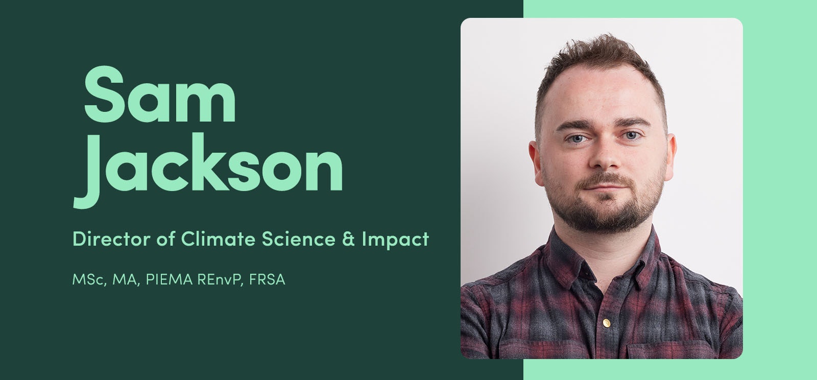 Sam Jackson, Director of Climate Science & Impact