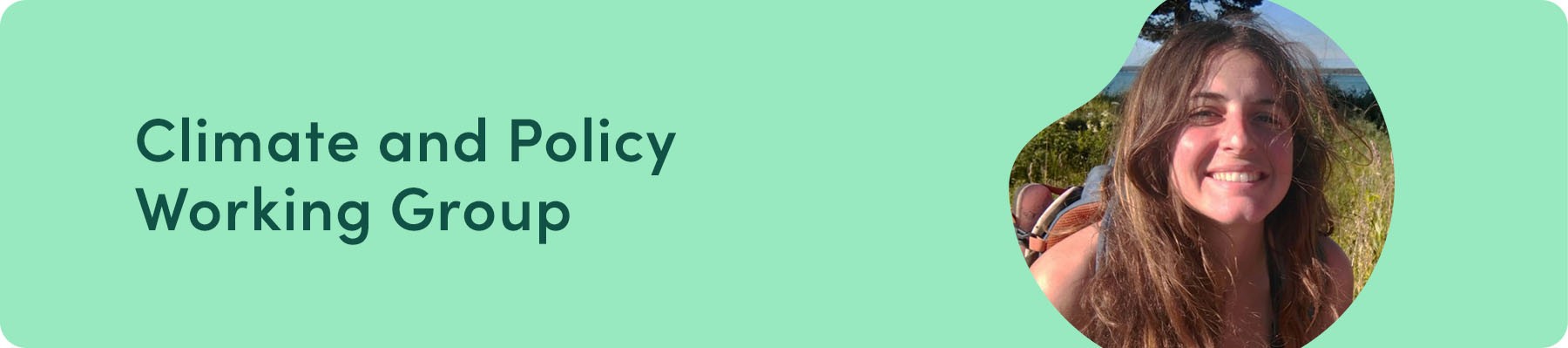 Climate and policy working group